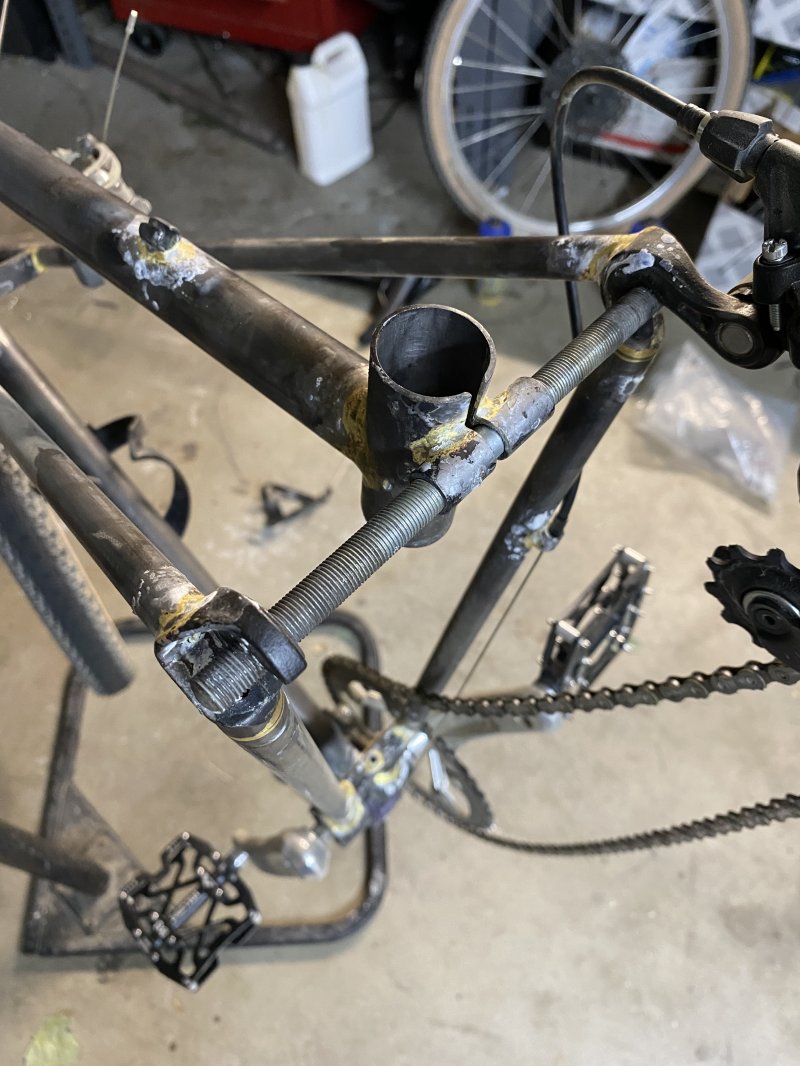 Dummy axle and clamp
